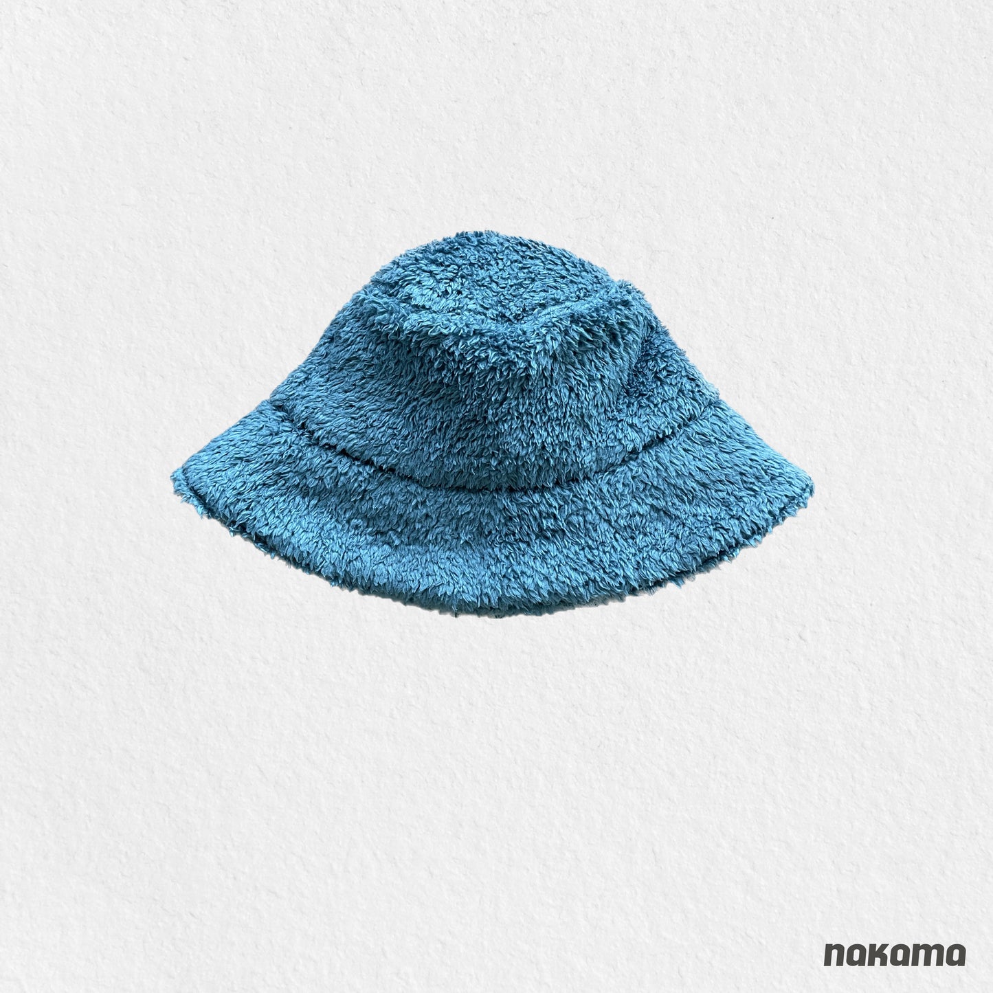 THE FISHERMAN BUCKET HAT 回收材質刷毛漁夫帽 - BAY BLUE