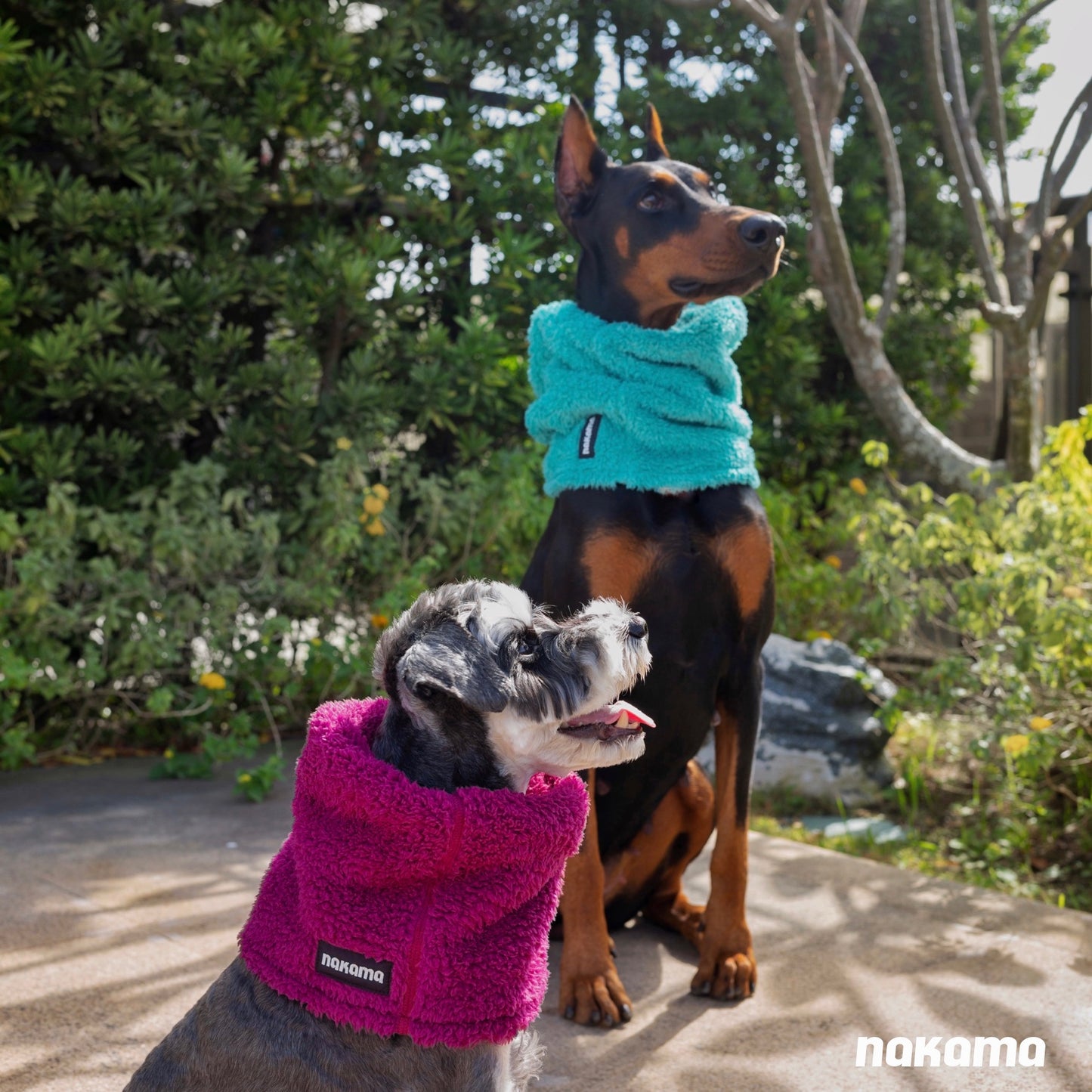 THE FISHERMAN NECKWARMER 回收材質刷毛脖圍 - TEAL GREEN