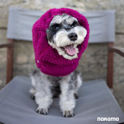 THE FISHERMAN NECKWARMER 回收材質刷毛脖圍 - MAGENTA