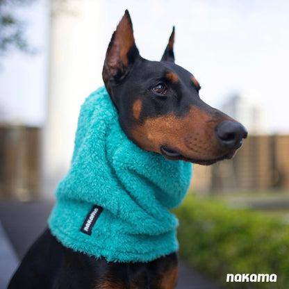 THE FISHERMAN NECKWARMER 回收材質刷毛脖圍 - TEAL GREEN