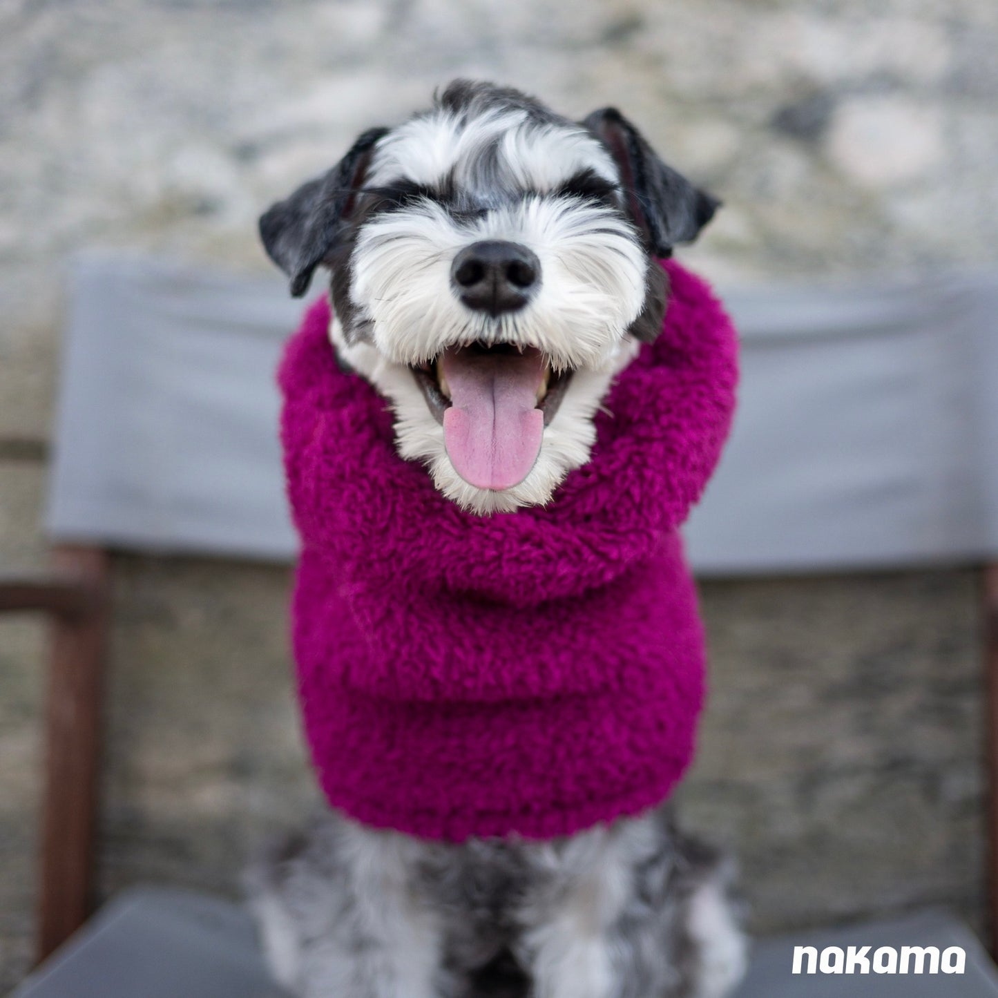 THE FISHERMAN NECKWARMER 回收材質刷毛脖圍 - MAGENTA