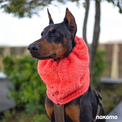 THE FISHERMAN NECKWARMER 回收材質刷毛脖圍 - CORAL