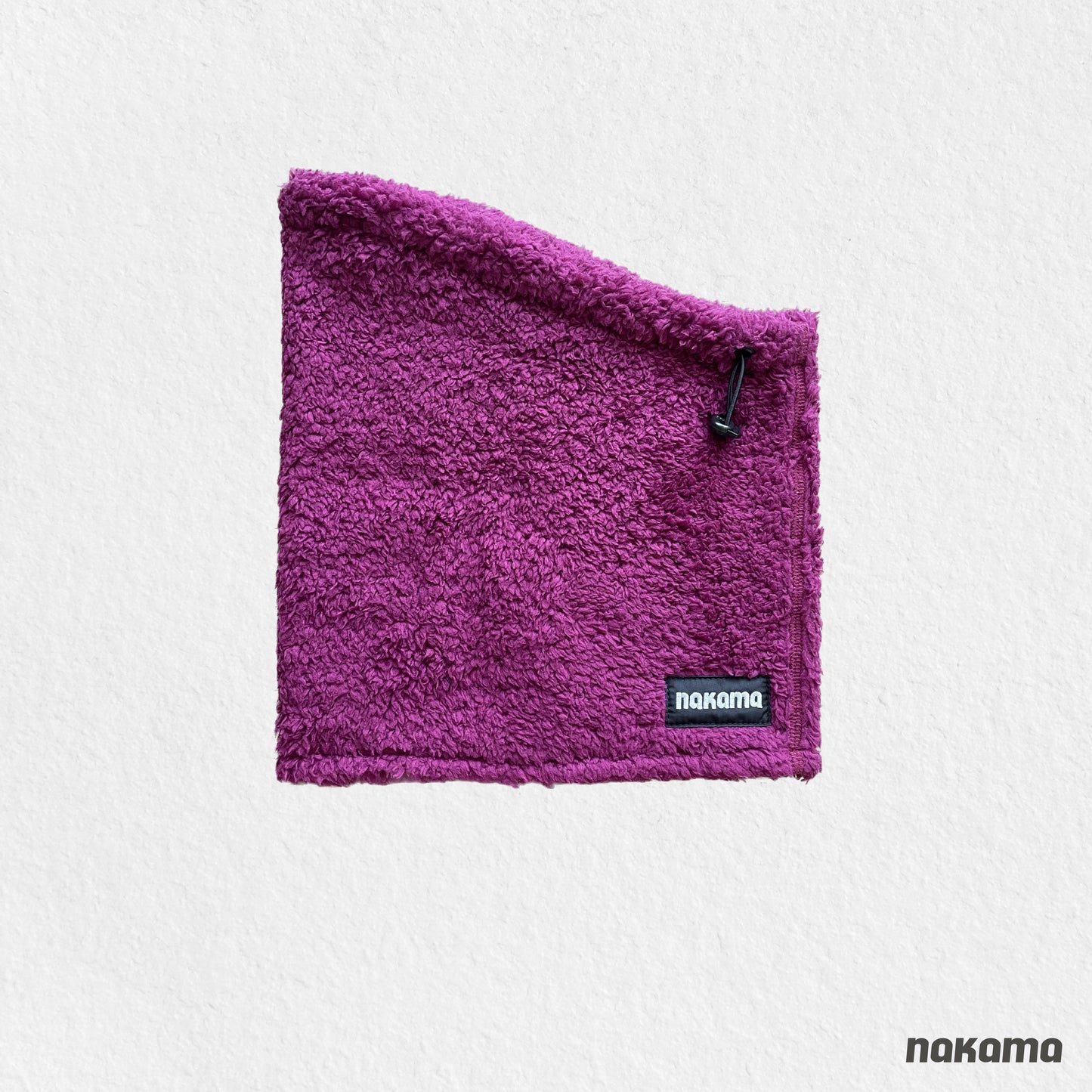 THE FISHERMAN NECKWARMER 回收材質刷毛脖圍 - MAGENTA