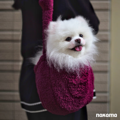 THE FISHERMAN SHOULDER BAG 回收材質刷毛肩背包 - MAGENTA