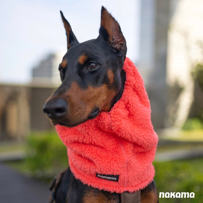 THE FISHERMAN NECKWARMER 回收材質刷毛脖圍 - CORAL