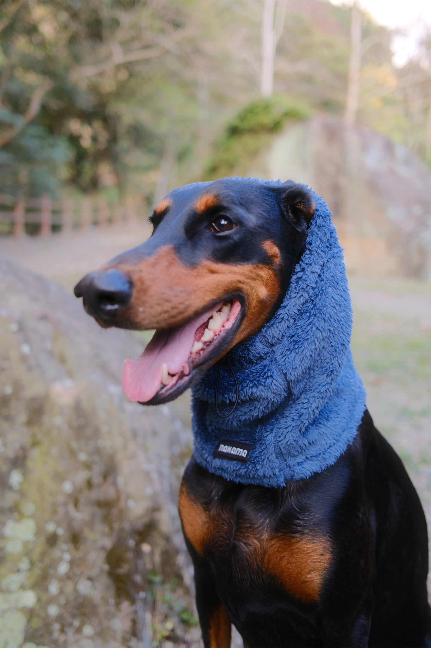 THE FISHERMAN NECKWARMER 回收材質刷毛脖圍 - PRUSSIAN BLUE