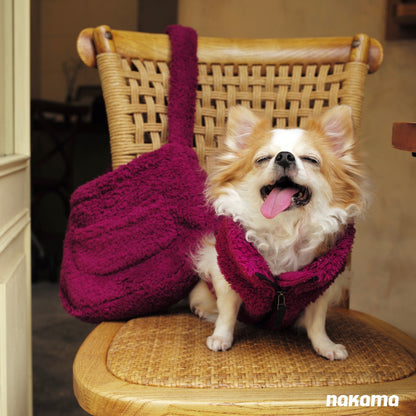 THE FISHERMAN VEST V2 回收材質刷毛背心 V2 - MAGENTA