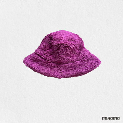 THE FISHERMAN BUCKET HAT 回收材質刷毛漁夫帽 - MAGENTA