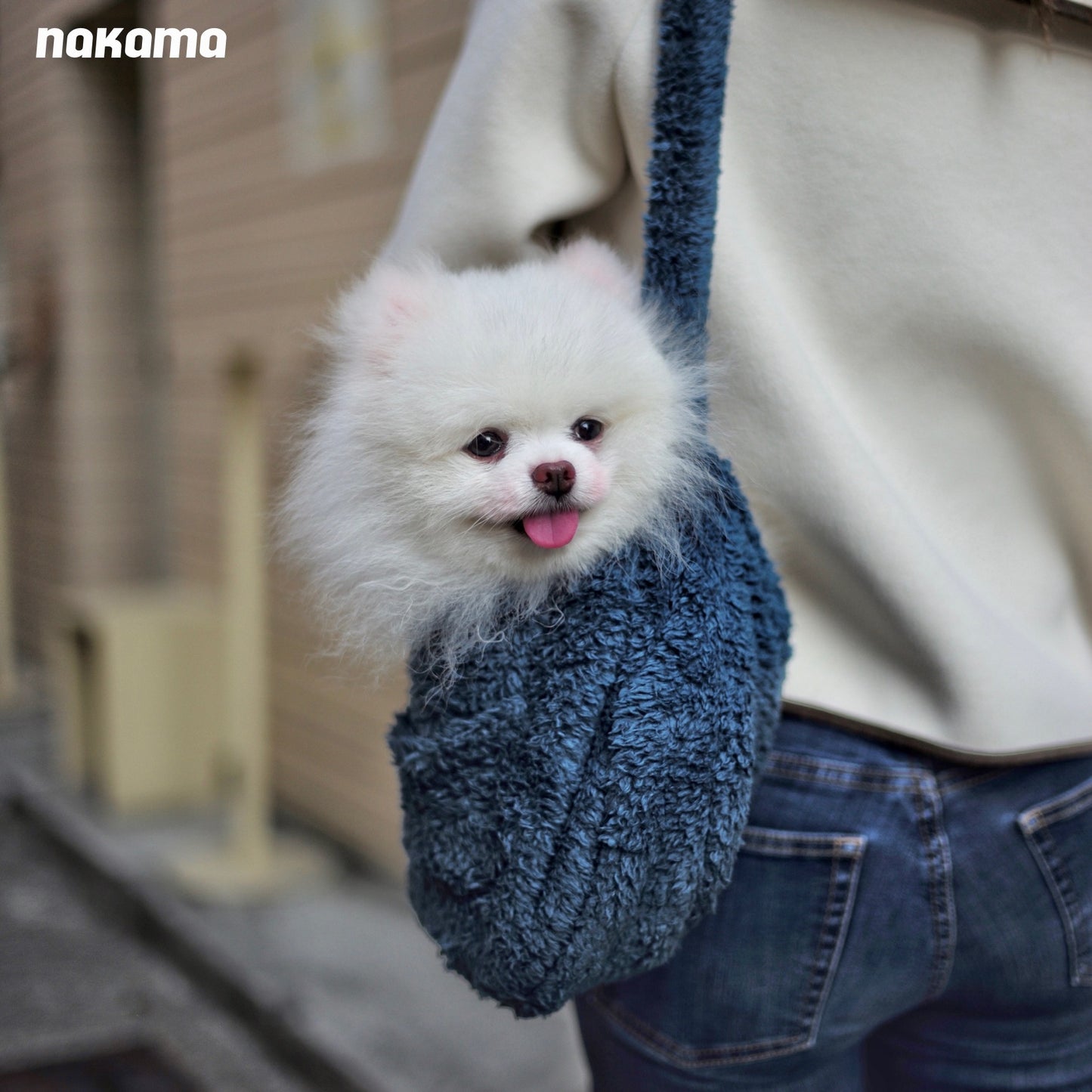 THE FISHERMAN SHOULDER BAG 回收材質刷毛肩背包 - BAY BLUE