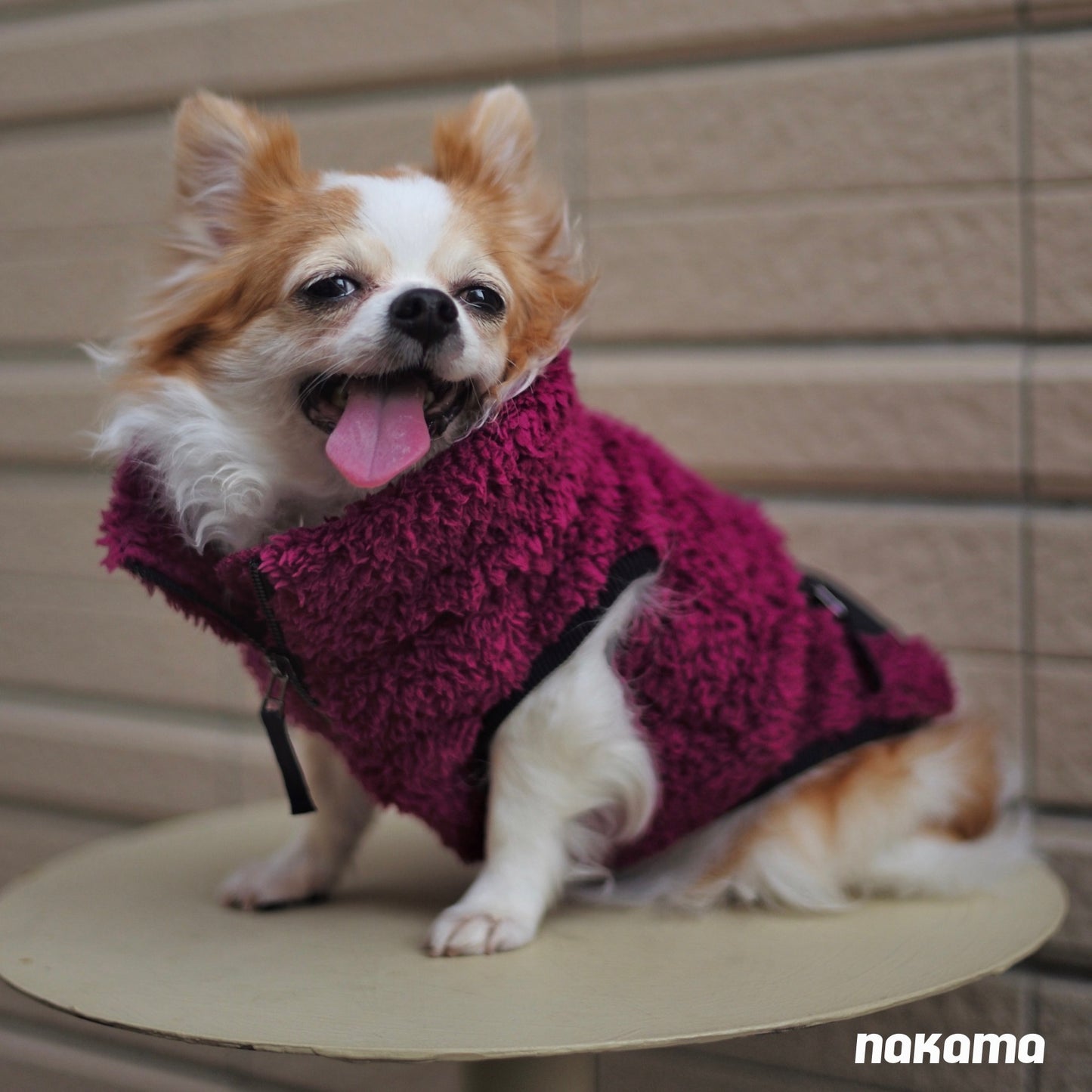 THE FISHERMAN VEST 回收材質刷毛背心 - MAGENTA (金額已折扣)