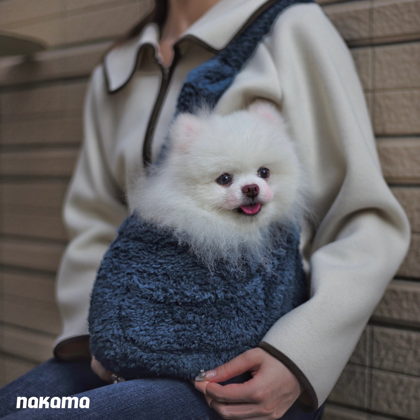 THE FISHERMAN SHOULDER BAG 回收材質刷毛肩背包 - BAY BLUE