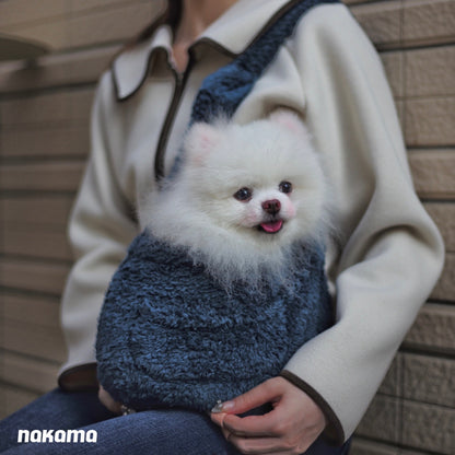 THE FISHERMAN SHOULDER BAG 回收材質刷毛肩背包 - BAY BLUE