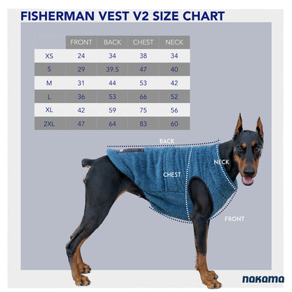 THE FISHERMAN VEST V2 回收材質刷毛背心 V2 - MAGENTA