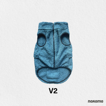 THE FISHERMAN VEST V2 回收材質刷毛背心 V2 - BAY BLUE