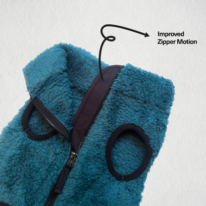 THE FISHERMAN VEST V2 回收材質刷毛背心 V2 - MAGENTA