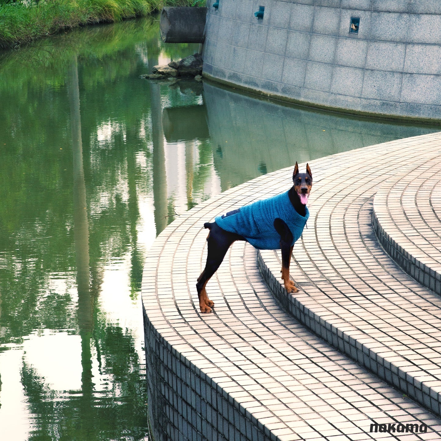 THE FISHERMAN VEST V2 回收材質刷毛背心 V2 - BAY BLUE