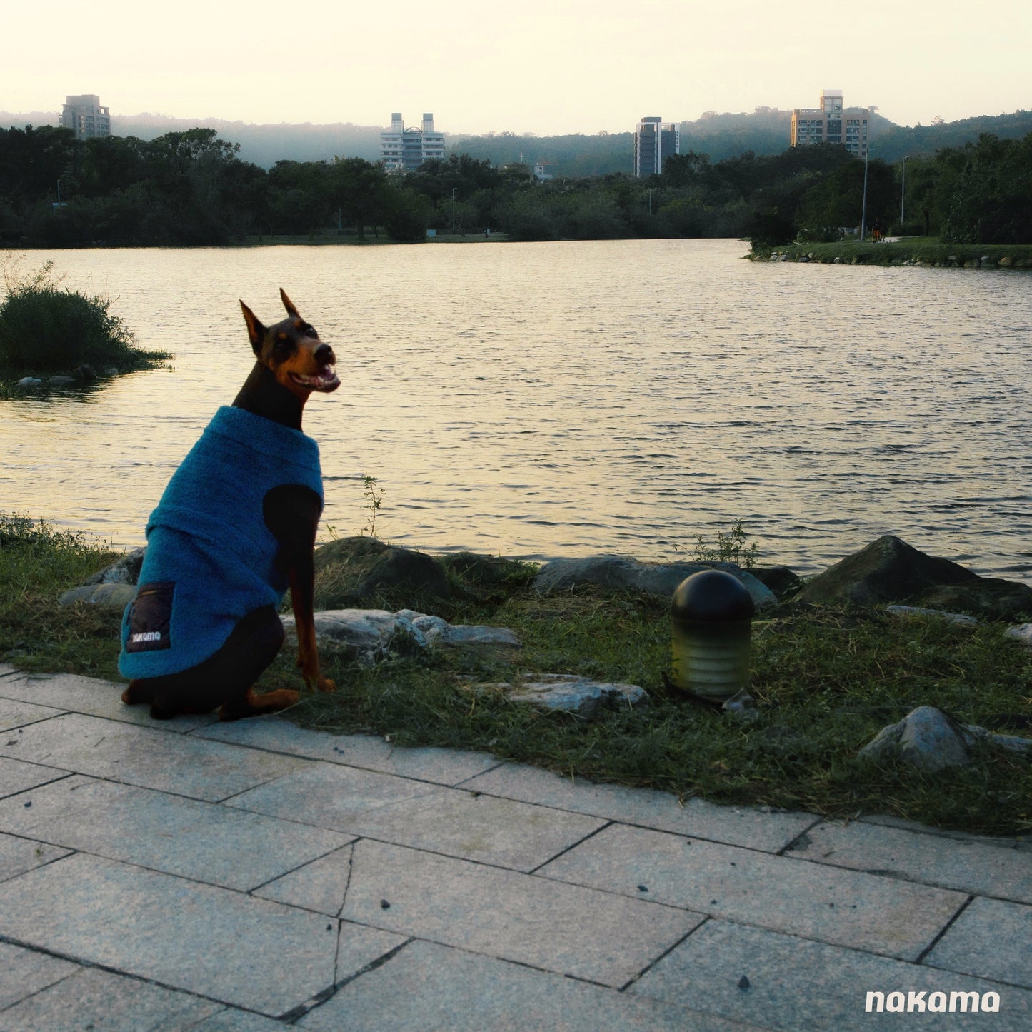 THE FISHERMAN VEST V2 回收材質刷毛背心 V2 - BAY BLUE