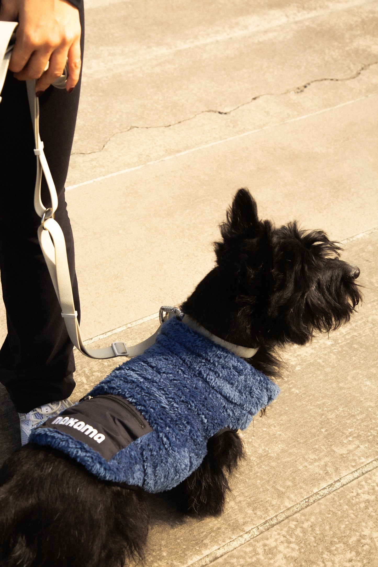 THE FISHERMAN VEST V2 回收材質刷毛背心 V2 - PRUSSIAN BLUE