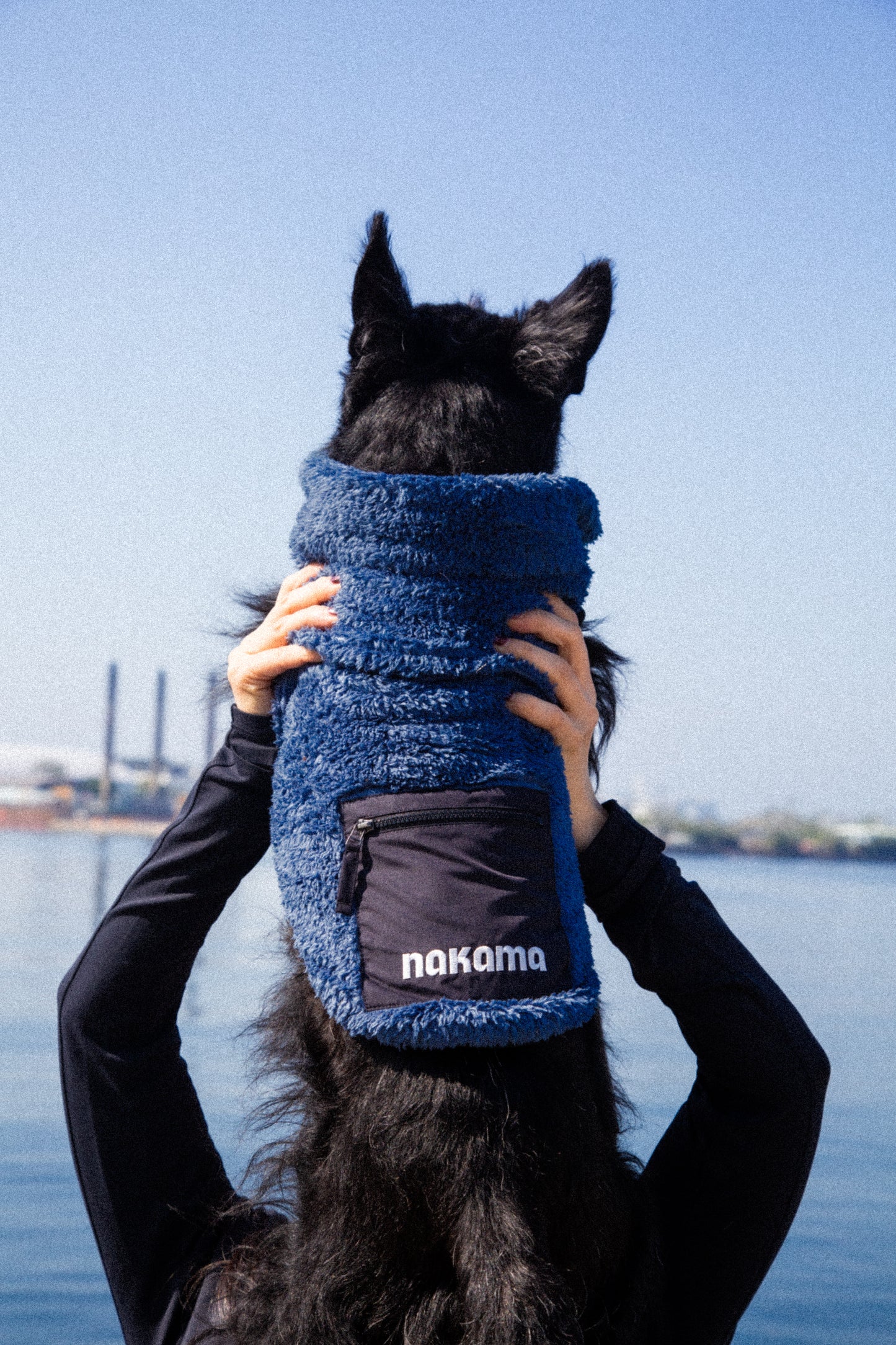 THE FISHERMAN VEST V2 回收材質刷毛背心 V2 - PRUSSIAN BLUE