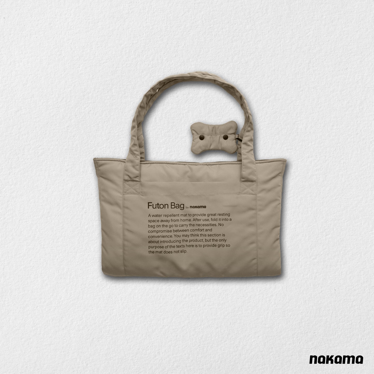 FUTON BAG 布團床袋 - BEIGE/OLIVE
