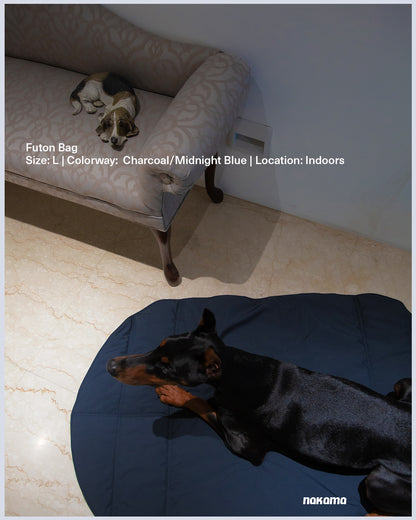FUTON BAG 布團床袋 - CHARCOAL/MIDNIGHT