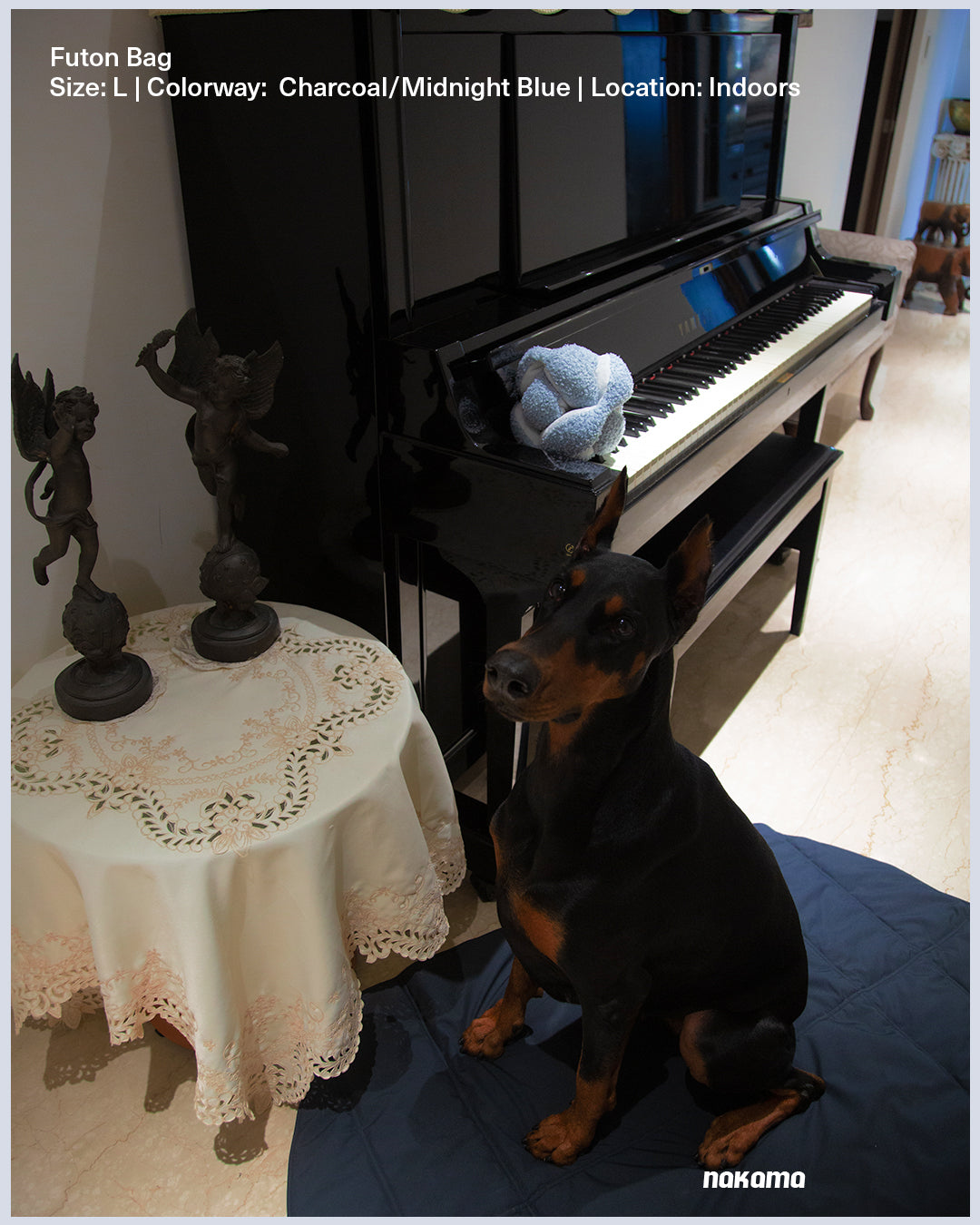 FUTON BAG 布團床袋 - CHARCOAL/MIDNIGHT