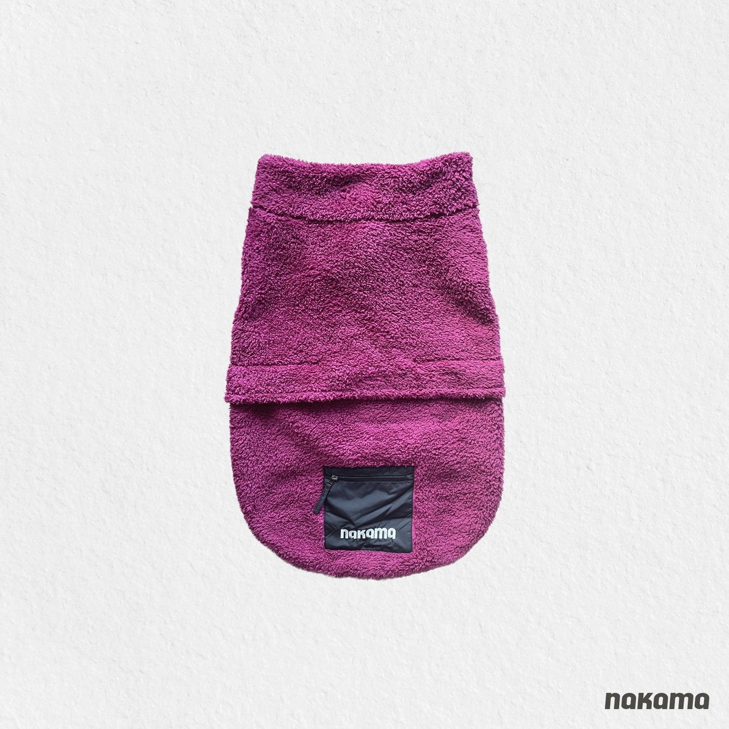 THE FISHERMAN VEST 回收材質刷毛背心 - MAGENTA (金額已折扣)