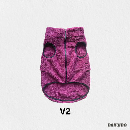 THE FISHERMAN VEST V2 回收材質刷毛背心 V2 - MAGENTA