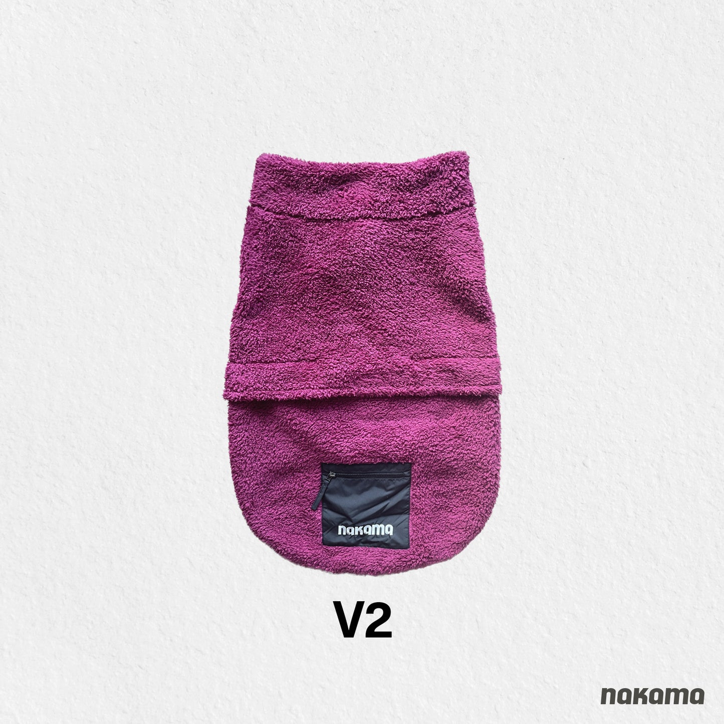 THE FISHERMAN VEST V2 回收材質刷毛背心 V2 - MAGENTA