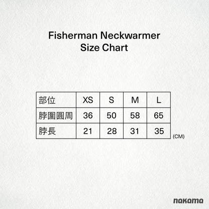 THE FISHERMAN NECKWARMER 回收材質刷毛脖圍 - PRUSSIAN BLUE