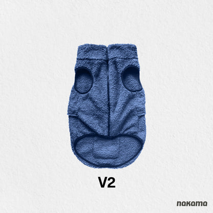 THE FISHERMAN VEST V2 回收材質刷毛背心 V2 - PRUSSIAN BLUE