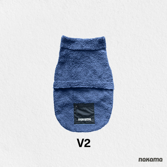 THE FISHERMAN VEST V2 回收材質刷毛背心 V2 - PRUSSIAN BLUE