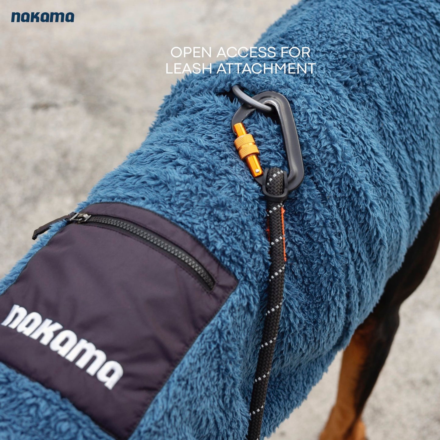 THE FISHERMAN VEST 回收材質刷毛背心 - BAY BLUE (金額已折扣)